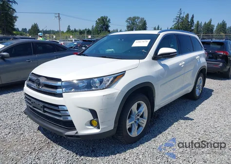 2018 Toyota Highlander Limited z USA, uszkodzony, nr VIN 5TDDZRFHXJS802630